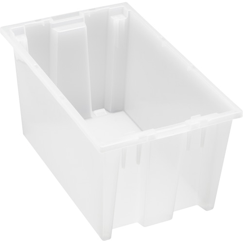 Contenant robuste Stack & Nest, 9" x 11" x 18", Transparent Solutions industrielles ALPHA