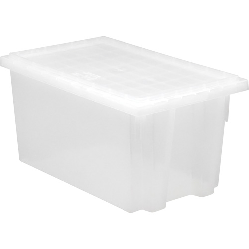 Contenant robuste Stack & Nest, 15" x 19,5" x 29,5", Transparent Solutions industrielles ALPHA