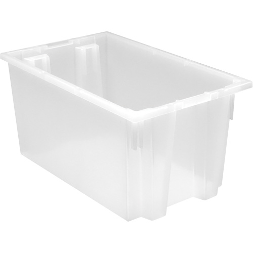 Contenant robuste Stack & Nest, 12" x 15,5" x 23,5", Transparent Solutions industrielles ALPHA