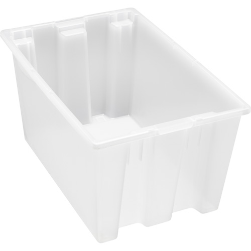 Contenant robuste Stack & Nest, 15" x 19,5" x 29,5", Transparent Solutions industrielles ALPHA