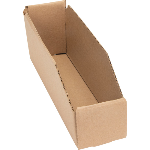 Boîtes profondes en carton ondul&eacute;, 2-7/8" la x 11-1/4" p x 4-1/2" h, Beige Solutions industrielles ALPHA
