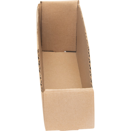 Boîtes profondes en carton ondul&eacute;, 2-7/8" la x 11-1/4" p x 4-1/2" h, Beige Solutions industrielles ALPHA