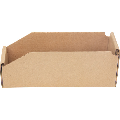 Deep Corrugated Parts Bins, 3-3/4" W x 11-1/4" D x 4-1/2" H, Beige Solutions industrielles ALPHA