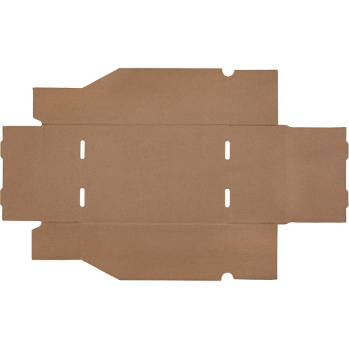 Deep Corrugated Parts Bins, 7-5/8" W x 11-5/16" D x 4-1/2" H, Beige Solutions industrielles ALPHA