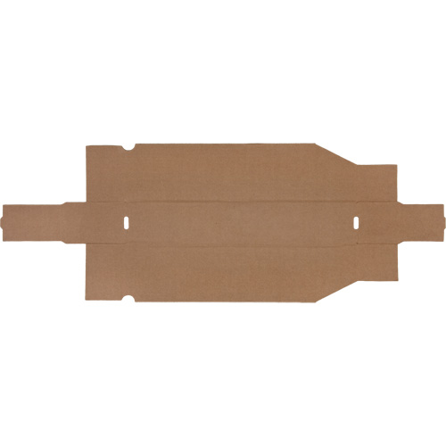 Boîtes profondes en carton ondul&eacute;, 1-7/8" la x 17-1/8" p x 4-1/2" h, Beige Solutions industrielles ALPHA