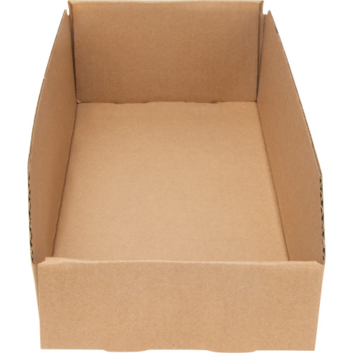 Boîtes profondes en carton ondul&eacute;, 7-3/4" la x 17-1/4" p x 4-1/2" h, Beige Solutions industrielles ALPHA
