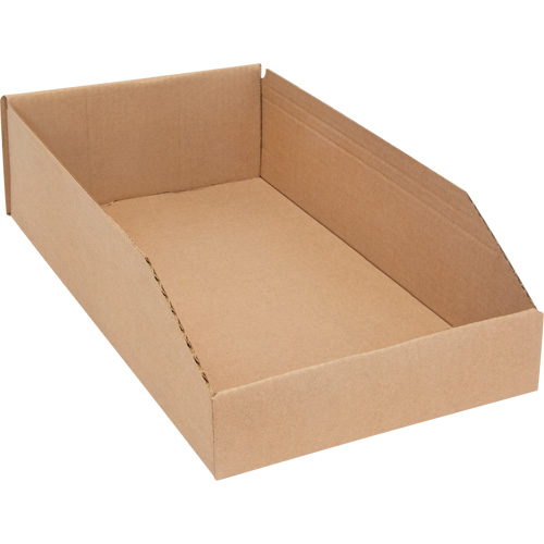 Deep Corrugated Parts Bins, 9-3/4" W x 17-1/4" D x 4-1/2" H, Beige Solutions industrielles ALPHA