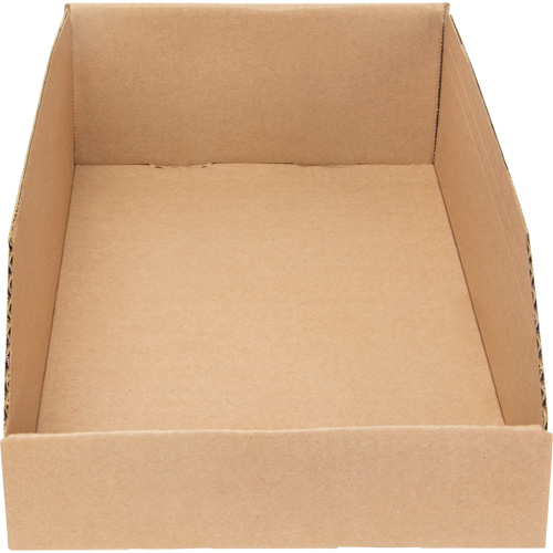 Deep Corrugated Parts Bins, 9-3/4" W x 17-1/4" D x 4-1/2" H, Beige Solutions industrielles ALPHA