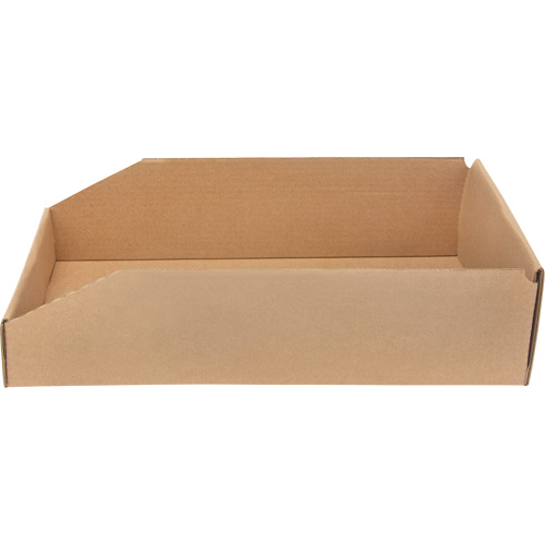 Deep Corrugated Parts Bins, 9-3/4" W x 17-1/4" D x 4-1/2" H, Beige Solutions industrielles ALPHA