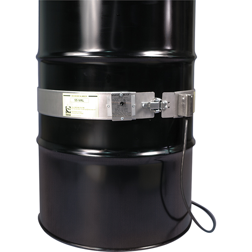 Chauffe-barils &eacute;conomiques, Barils en acier, 55 gal. US (45 gal. imp.), 0°F - 550°F, 120 V Solutions industrielles ALPHA