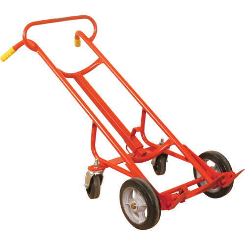Diable &agrave; Barils Ergonomique A/Roulettes Pivotantes, Fabriqu&eacute; en Acier, 55 - 85 gal. US (45 - 70 gal. imp.) Solutions industrielles ALPHA