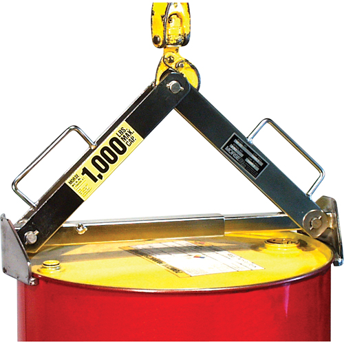 Drum Lifter, 30 - 85 US Gal. (25 - 70 Imperial Gal.), 1000 lbs./454 kg. Cap. Solutions industrielles ALPHA