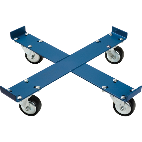 Chariot pour baril, Acier, Capacit&eacute;e 1000 lb, Diam&egrave;tre 24", Roue en Polyur&eacute;thane Solutions industrielles ALPHA
