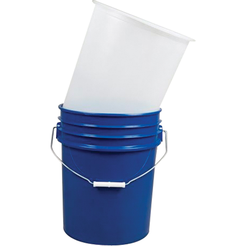 Doublures pour seaux en acier, 11-1/4" dia. x 12-1/4" h, 5 gal. US (4,16 gal. imp.) capacit&eacute; Solutions industrielles ALPHA