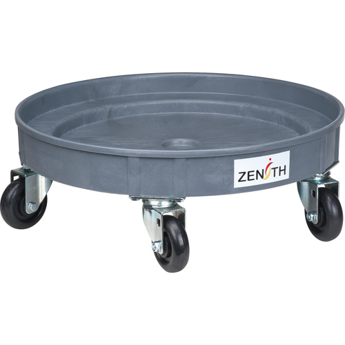 Leak Containment Drum Dolly, 24.25" dia. X 8.625" H, 1.5 US Gal. Spill Cap. Solutions industrielles ALPHA