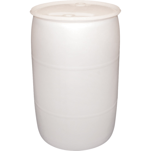 Barils en poly&eacute;thyl&egrave;ne, 30 gal. US (25 gal. imp.), Dessus ferm&eacute;, Naturel Solutions industrielles ALPHA