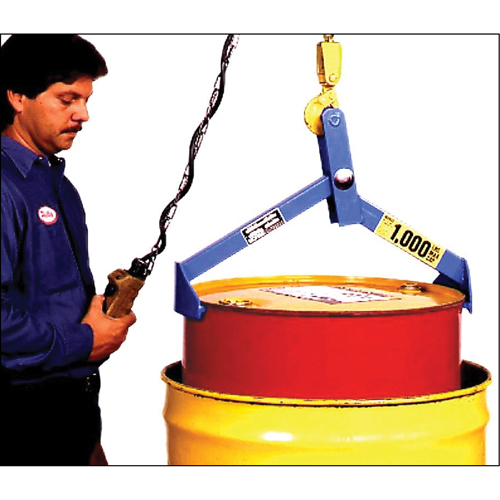 Leveur de baril et Overpack, 55 - 85 gal. US (45 - 70 gal. imp.), Cap. 1000 lb/454 kg Solutions industrielles ALPHA