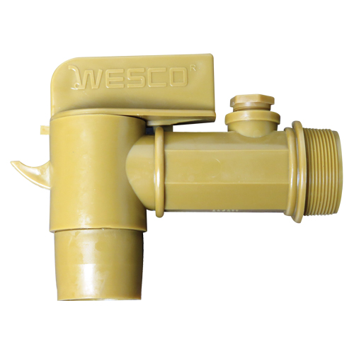 2" NPT Polyethylene Deluxe Drum Faucet, Polyethylene, 2" NPT Solutions industrielles ALPHA