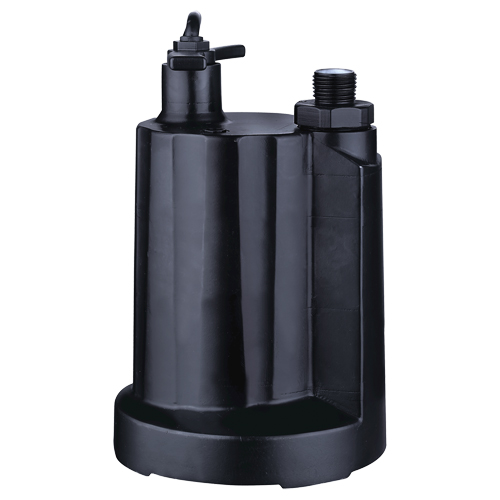 Submersible Utility Pump, 1/3 HP, 2160 GPH, 115 V, 4 A Solutions industrielles ALPHA