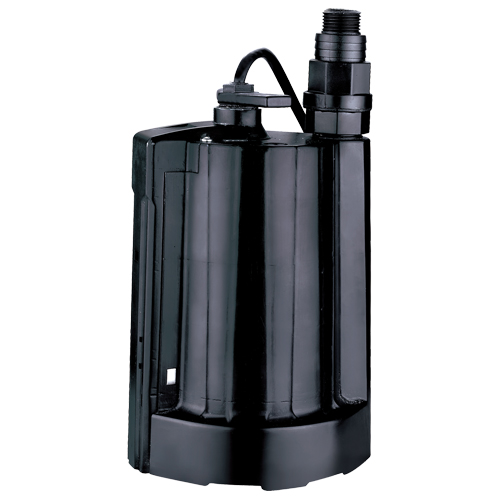 Automatic Submersible Utility Pump, 1/3 HP, 2160 GPH, 115 V, 4 A Solutions industrielles ALPHA