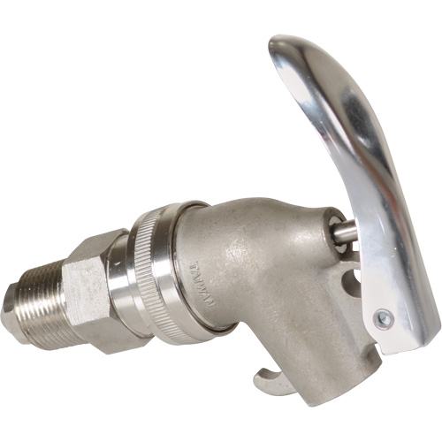 Robinet de baril manuel, Acier inoxydable, NPT de 3/4" Solutions industrielles ALPHA
