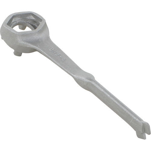 Single Ended Specialty Bung Nut Wrench, 1-1/2" Opening, 4-1/4" Handle, Non-Sparking Aluminum Solutions industrielles ALPHA