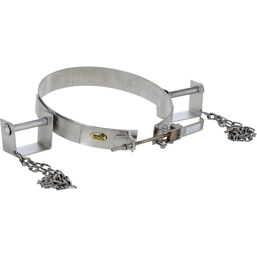 Anneau de bascule pour baril, Baril de 30 gal. US (24,98 gal. imp.), Capacit&eacute; 1200 lb/ 544 kg Solutions industrielles ALPHA