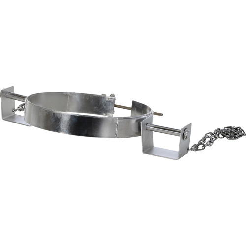 Anneau de bascule pour baril, Baril de 30 gal. US (24,98 gal. imp.), Capacit&eacute; 1200 lb/ 544 kg Solutions industrielles ALPHA