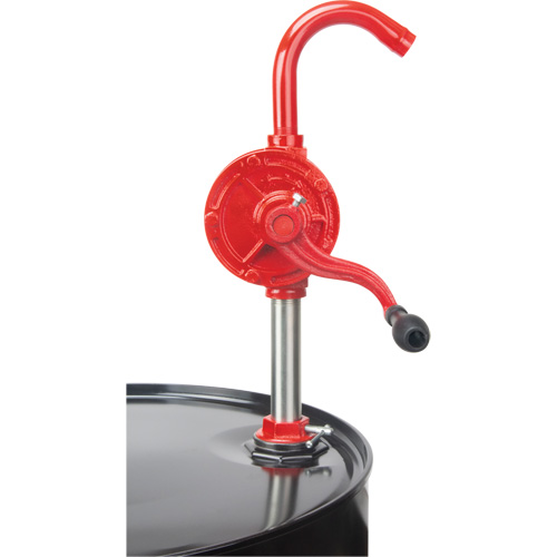 Rotary Type Drum Pump, Cast Iron/Steel, Fits 30-55 Gal., 8 oz./Stroke Solutions industrielles ALPHA