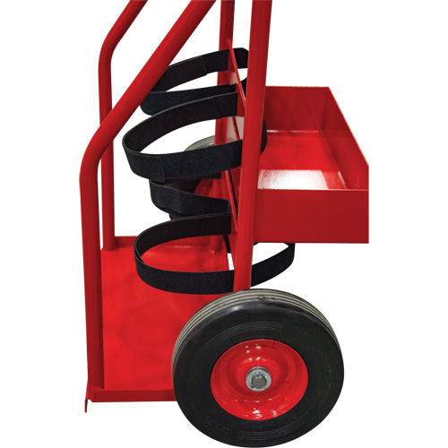 Hot Works Fire Prevention Cart, Semi-Pneumatic Wheels, 17.75" W x 8.9" L Base, 100 lbs. Solutions industrielles ALPHA