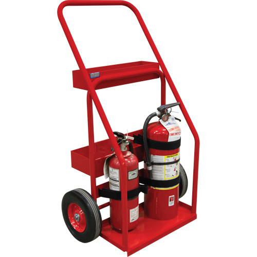 Hot Works Fire Prevention Cart, Semi-Pneumatic Wheels, 17.75" W x 8.9" L Base, 100 lbs. Solutions industrielles ALPHA