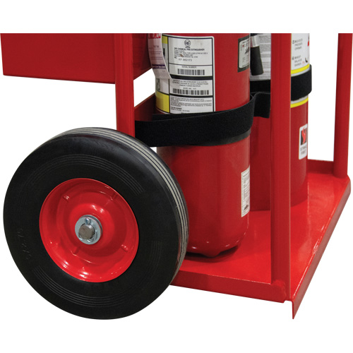Hot Works Fire Prevention Cart, Semi-Pneumatic Wheels, 17.75" W x 8.9" L Base, 100 lbs. Solutions industrielles ALPHA