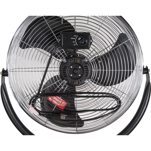 Ventilateur sur pi&eacute;destal haute vitesse, Commercial, 3 Vitesses, Diam&egrave;tre de 20" Solutions industrielles ALPHA
