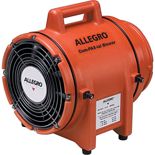 Ventilateurs COM-PAX-IAL en plastique de 8" ALLEGRO INDUSTRIES, 1/3 CV, 900 pi³/min, Antid&eacute;flagrant Solutions industrielles ALPHA