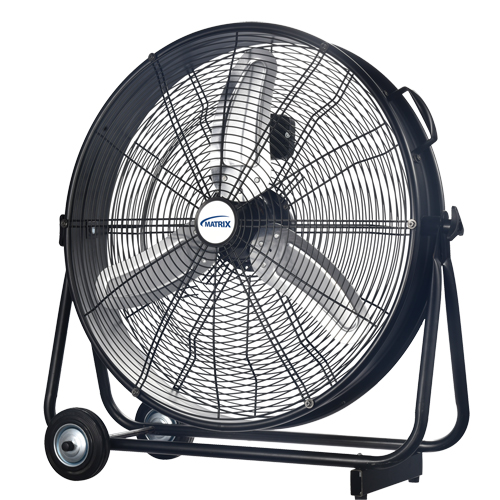 Ventilateur l&eacute;ger mince &agrave; entraînement direct pour usage industriel, Industriel, 3 vitesses, Diam&egrave;tre de 24" Solutions industrielles ALPHA