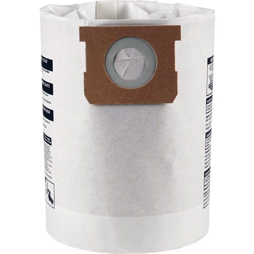 Sacs filtrants pour d&eacute;bris secs jetables de type F, 10 - 14 gal. US Solutions industrielles ALPHA