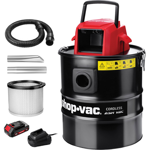 Cordless Ash Vacuum, 20 V, 5 gal. Capacity Solutions industrielles ALPHA