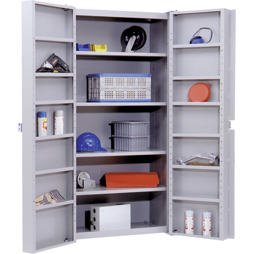 Deep Door Storage Cabinet, 38" W x 24" D x 72" H, 4 Shelves Solutions industrielles ALPHA