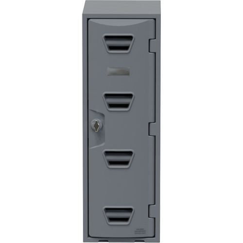 Locker, 12" x 15" x 36", Grey, Assembled Solutions industrielles ALPHA