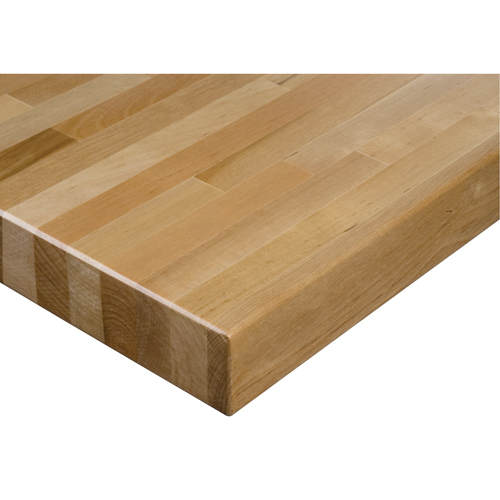 Dessus d'&eacute;tabli en bois dur stratifi&eacute;, 84" la x 48" p, Bordure Carr&eacute;e, &eacute;paisseur 1-3/4" Solutions industrielles ALPHA
