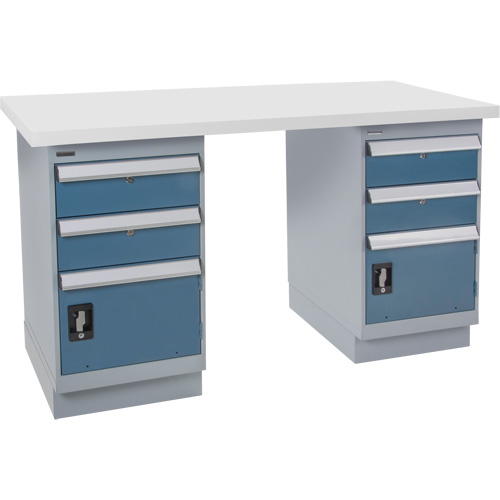 &eacute;tabli pr&eacute;conçu, 72" la x 30" p x 34" h, Capacit&eacute; 2500 lb Solutions industrielles ALPHA