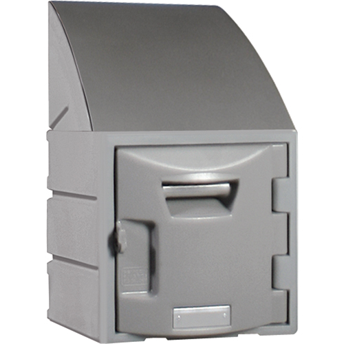 Locker, 12" x 15" x 25", Grey, Assembled Solutions industrielles ALPHA