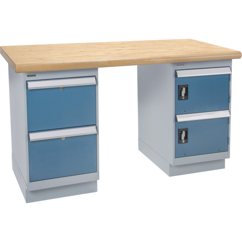Workbench, Door & Drawers, 2500 lbs. Cap., 72" W x 36" D, 34" H Solutions industrielles ALPHA