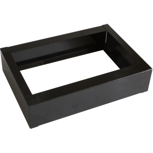 Base encastr&eacute;e pour casiers robustes enti&egrave;rement soud&eacute;e Concorde, 1 Blocs, 4" lo x 12" la x 17" p, Noir, Acier Solutions industrielles ALPHA