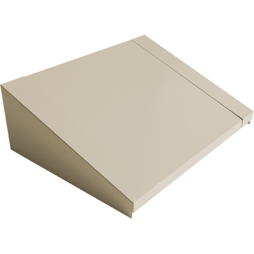 Dessus inclin&eacute; pour casiers robustes enti&egrave;rement soud&eacute; Concorde, Bloc de 2, 18" p x 24" la x 6" ha, Beige, Acier Solutions industrielles ALPHA