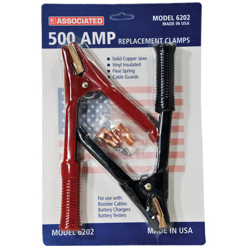 500 Amp Professional Heavy-Duty Booster Cable Clamps Solutions industrielles ALPHA