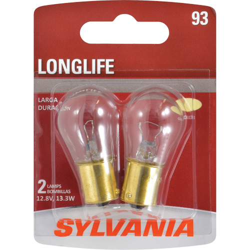 93 Long Life Mini Automotive Bulb, Incandescent, 13.3 W Solutions industrielles ALPHA