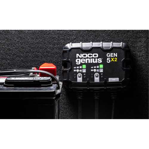 Genius&reg; Gen5X2 2-Bank, 10-Amp On-Board Battery Charger Solutions industrielles ALPHA
