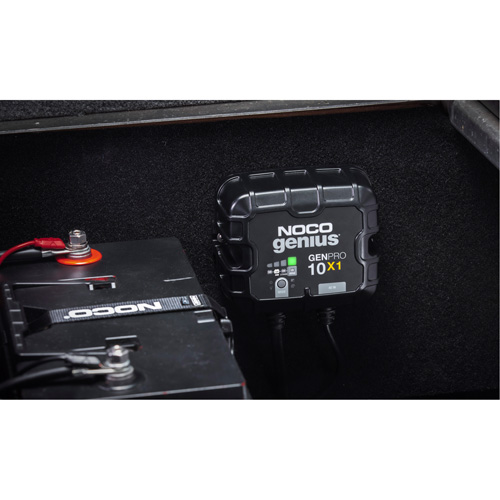 Chargeur de batterie embarqu&eacute; &agrave; 1 sortie de 10 amp&egrave;res GenPro10X1 Genius Solutions industrielles ALPHA