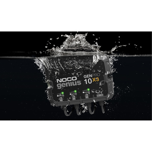 Genius&reg; GenPro10X3 3-Bank, 30-Amp On-Board Battery Charger Solutions industrielles ALPHA